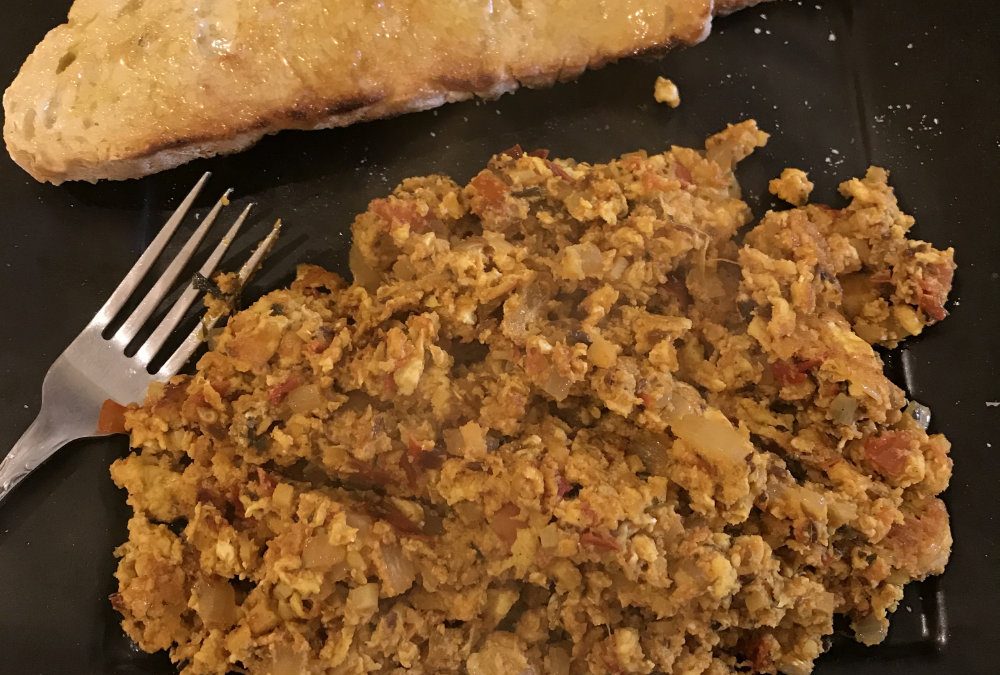 Indian Curry Inspired Egg Scramble Recipe